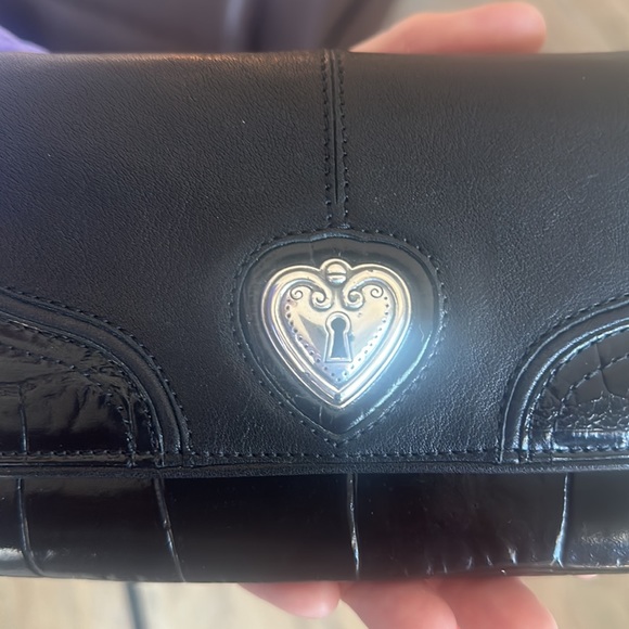 Black Brighton wallet purse crossbody. - Picture 11 of 12